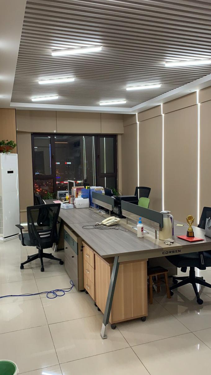 PVC geïntegreerd wandpaneel milieuvriendelijke achtergrondmuur binnen 0