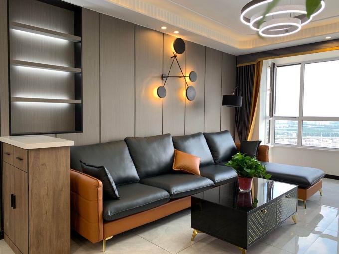 PVC geïntegreerd wandpaneel milieuvriendelijke achtergrondmuur binnen 1