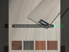 Bamboe houtskoolvezel hout fineer paneel marmer pvc wandpanelen antistatische warmte-isolatie