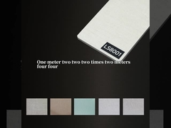 Inrichting nieuw materiaal stof textuur pvc bamboe houtskool wandpaneel