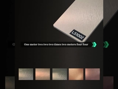 Interieurversiering Nieuw materiaal bamboe houtskool houten fineer Metalen koolstofkristallen plaat