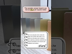 Hoogwaardige warm verkochte koolstofkristalplaat brandwerend bamboe houtskool metaalplaat fineer