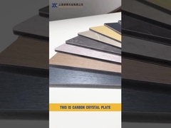 Carbon crystal plaat 3D gedrukt gemodelleerde achtergrondwand