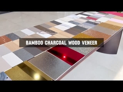 Bamboe houtskool hout fineer binnenhuis decoratief paneel