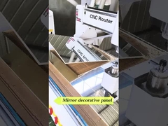 Populair Design Huisdier Spiegel Bamboe Houtskool Houtfineer