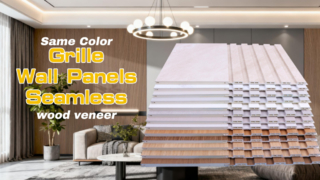 Dezelfde kleur grille houtfineer