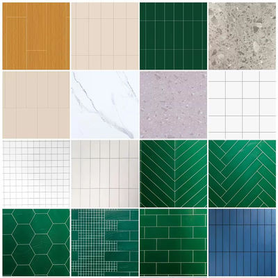 SPC Wall Panel 600*2440*4mm Stone Plastic Composite Board Indoor Office Decoration Board For Shower