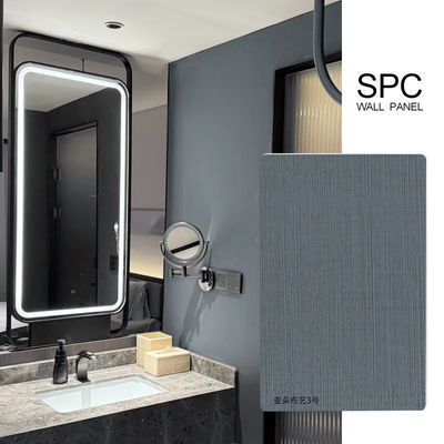 SPC Wall Panels 600*2440*4mm Waterproof And Moisture-Resistant Stone Plastic Composite Eco-Friendly PVC Plastic Boards For Commercial Spaces Wet Rooms