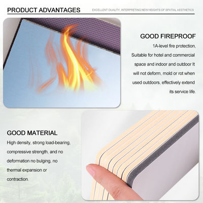 New Design Bamboo Charcoal Wood Veneer Waterproof And Fire-retardant Board For Indoor Decoration, Suitable For Corridor Ceilings