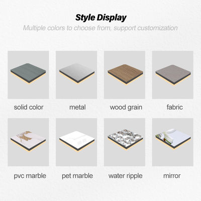 Hot Sell 8mm Bamboo Charcoal Wall Panels PVC Wall Panels Fire-resistant Interior Decoration Materials For Corridor Ceilings