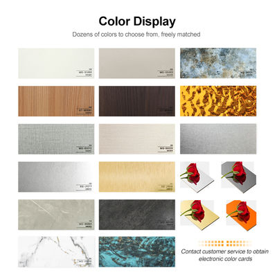 Eco-friendly Bamboo Charcoal Wood Veneer Wall Panels Wall Interior Durable Carbon Crystal Plate for Hotel Commerce