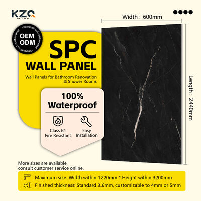 Spc Wall Panels Waterproof And Flame-Retardant Board For Bathroom
