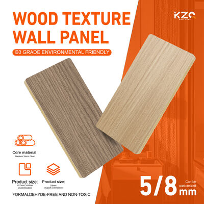 High Density Custom Size Charcoal Wood Veneer For Wall Cladding And Renovation