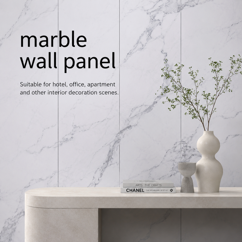 PET MARBLE PANEL BAMBOO WOOD Fibre FOR INTERIOR WALL PANEL