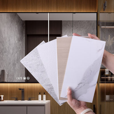 SPC Muurpaneel Marmeren plaat PVC Steen Plastic naadloos bord Voor douche en badkamer