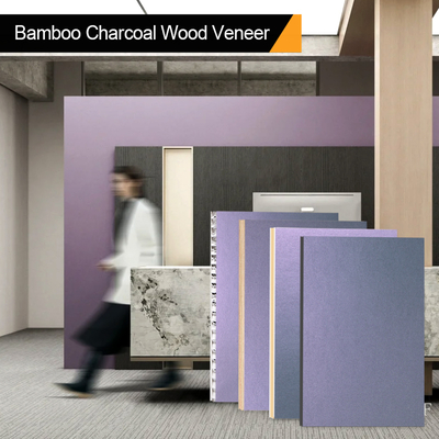 Nieuw ontwerp 8mm bamboe houtskool wandpanelen metalen wandpanelen brandwerende interieurdecoratie materialen voor expositiezalen