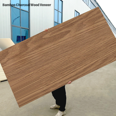 Gratis Monster Buigbare Houtnerf Wandpanelen Waterdicht Vochtbestendig Bamboe Houtskool Houtfineer Paneel Voor Hotel