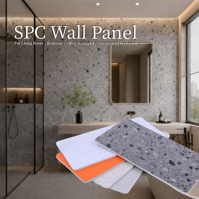 SPC wandpaneel Badkamerbord Marmeren kristallen bord Toilet Waterdicht wandpaneel
