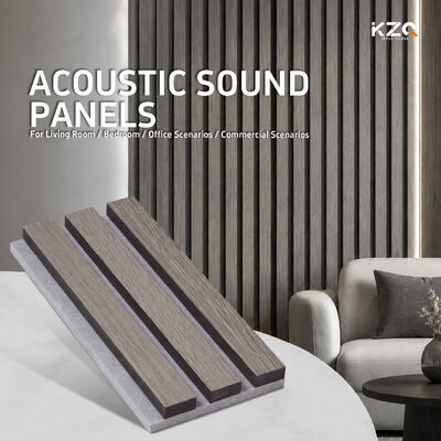 MDF Polyester Fiber Houten Lat Geluidsabsorberende Geluidsdichte Plaat voor Home Studio Pianokamer