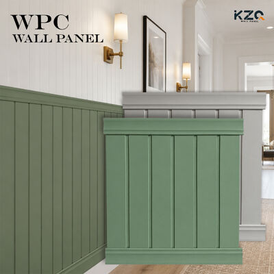 Moderne WPC-wandpaneel met fluit, waterdicht, branddicht voor slaapkamervilla